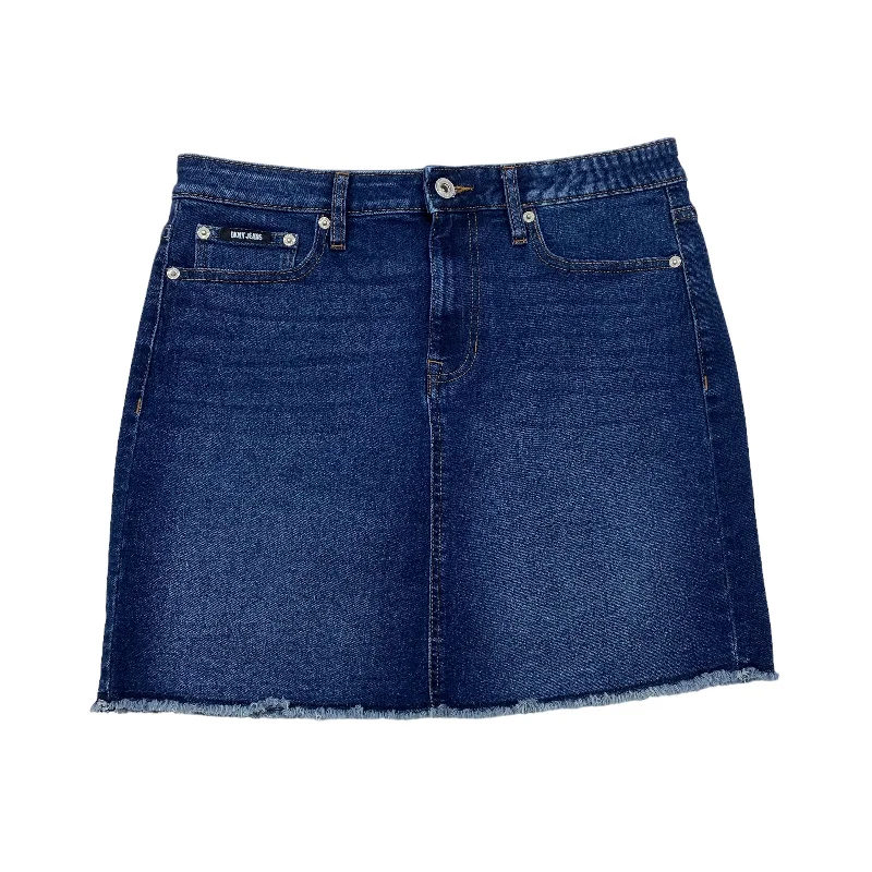 BLUE DENIM SKIRT MINI & SHORT by DKNY Size:10