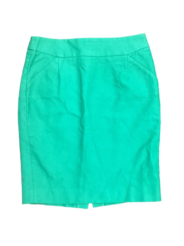 Skirt Midi By J. Crew In Green, Size: 6