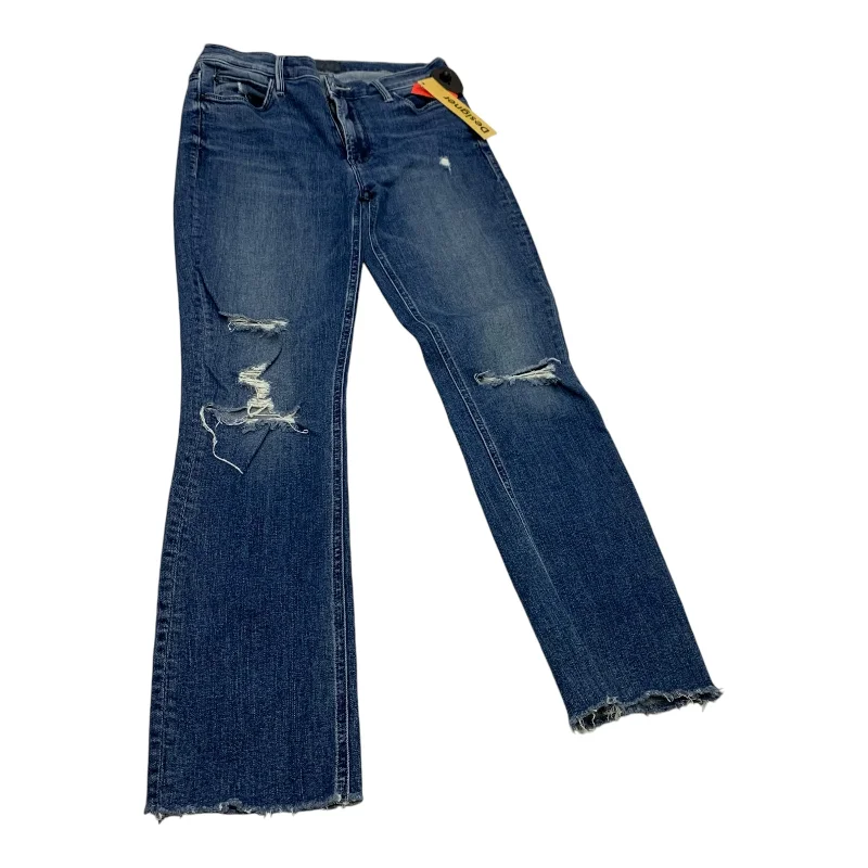 Jeans Designer By Mother Jeans In Blue Denim, Size: 4