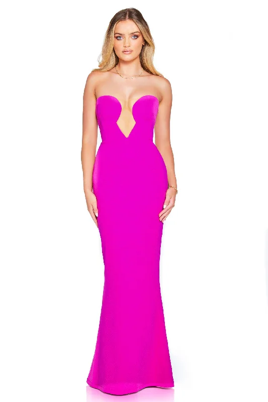 Nookie Minx Gown - Electric Pink