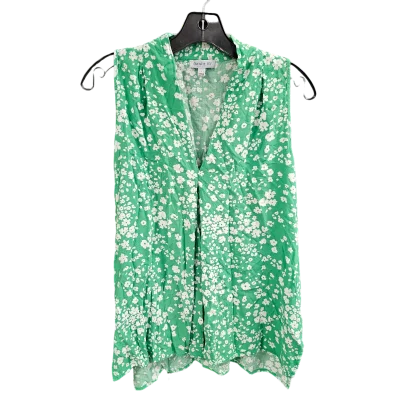 Green Top Sleeveless Cmc, Size L