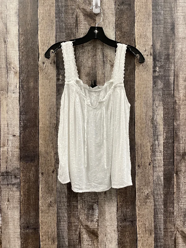 White Top Sleeveless Paige, Size M