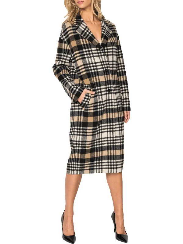 Coppola Womens Cold Weather Midi Wool Coat