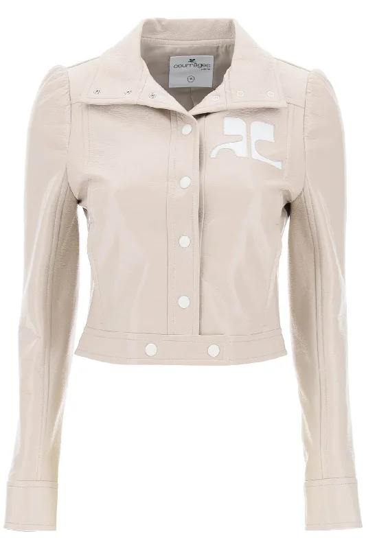 Courreges Women's Re-Edition Vinyl Effect Jacket