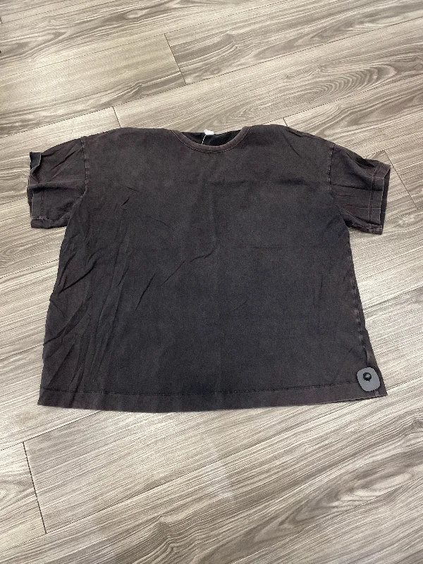 Top Short Sleeve By Old Navy In Brown, Size: Xl