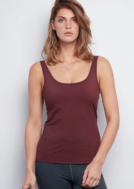 Burgundy Sculpt Tank