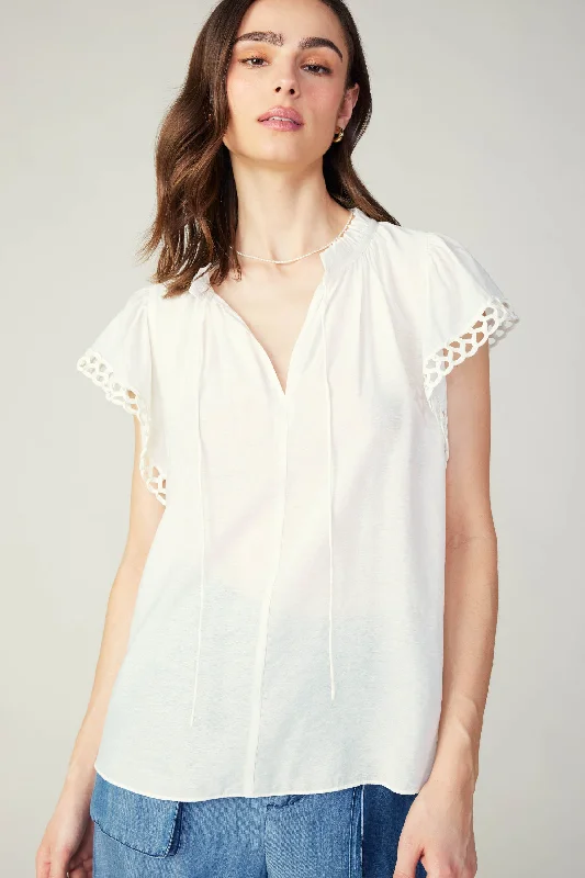 Eyelet Blouse