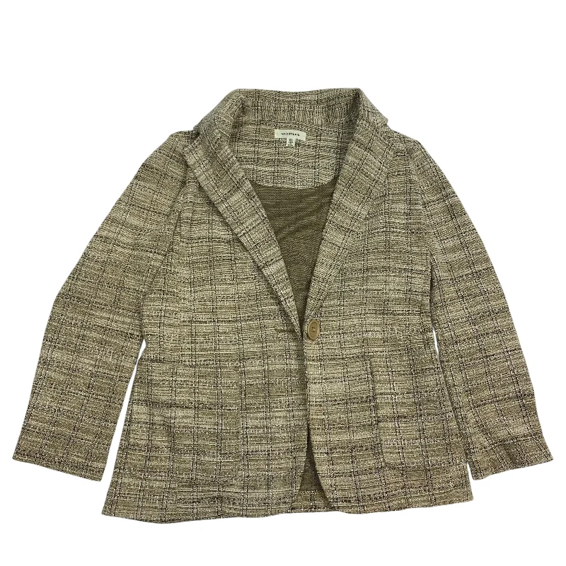 Blazer By Max Studio In Tan, Size: Xs