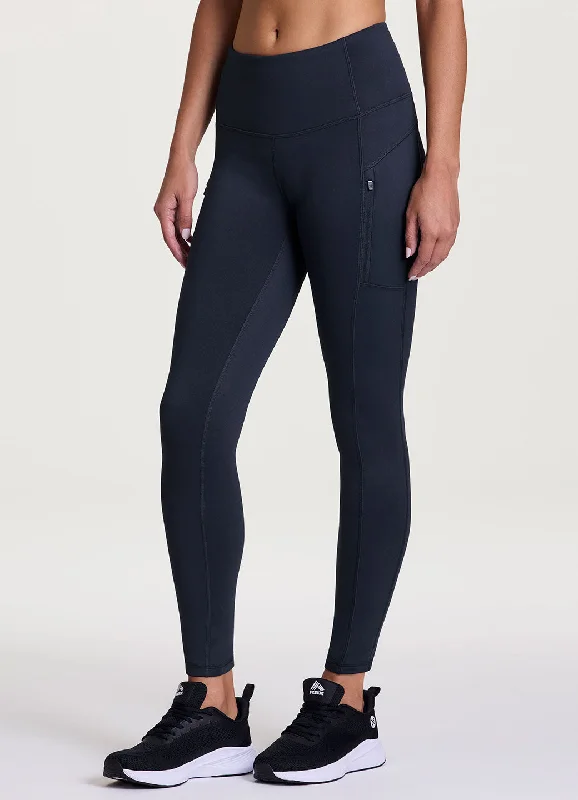 Fleece Lined Zip Pocket Legging