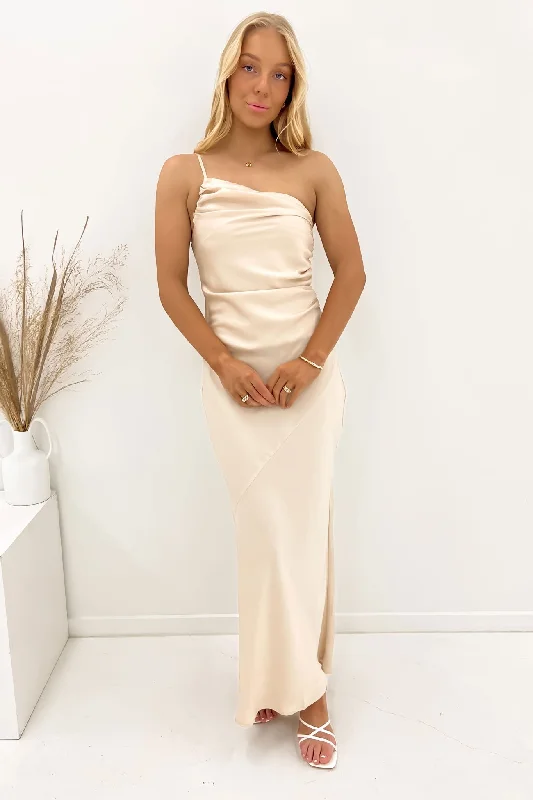 Liya Maxi Dress Champagne