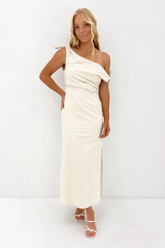 Neela Maxi Dress Beige