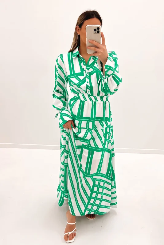 Nina Maxi Dress Green