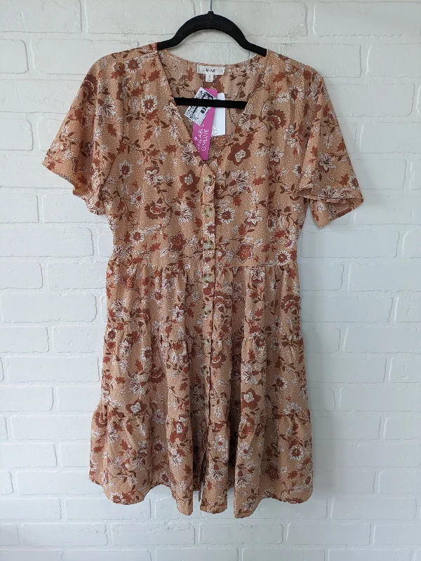 Brown Dress Casual Short Mine, Size S