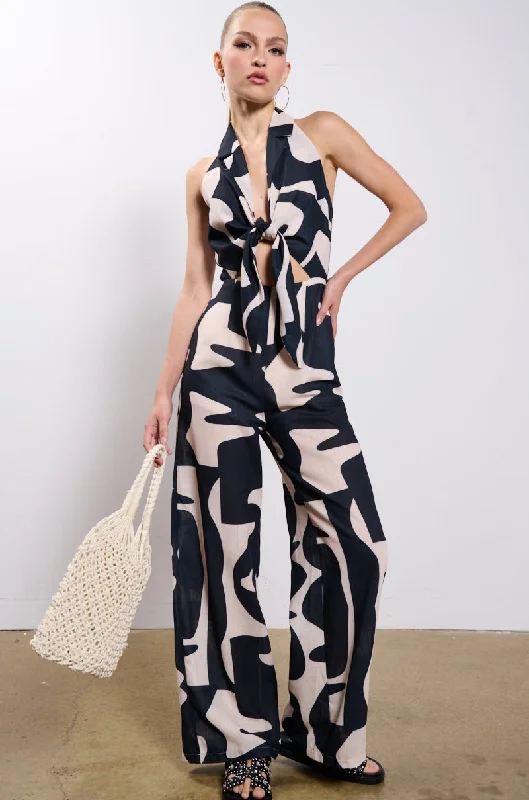 TAKE ME TO TURKS PRINTED JUMPSUIT